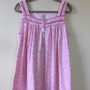 SIMPLYBASIC Pink sleeveless nightgown 2X.